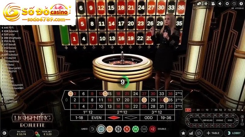 Lightning Roulette casino